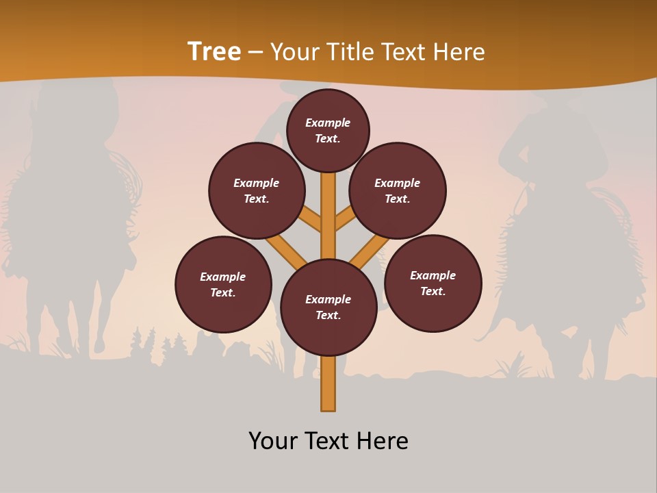 Travel Cowboy Male PowerPoint Template