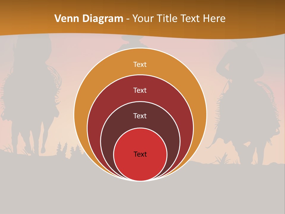 Travel Cowboy Male PowerPoint Template