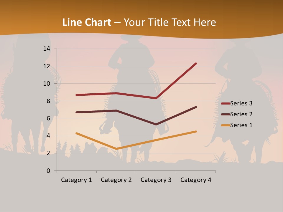 Travel Cowboy Male PowerPoint Template