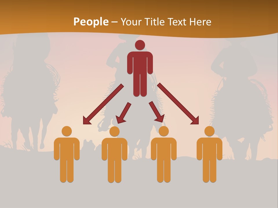 Travel Cowboy Male PowerPoint Template