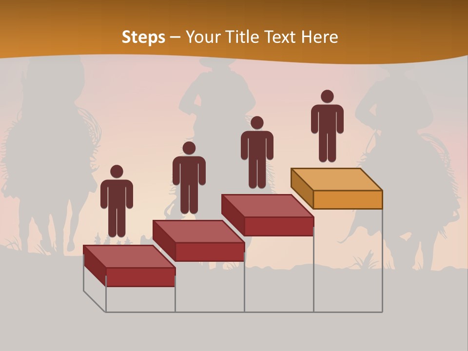 Travel Cowboy Male PowerPoint Template