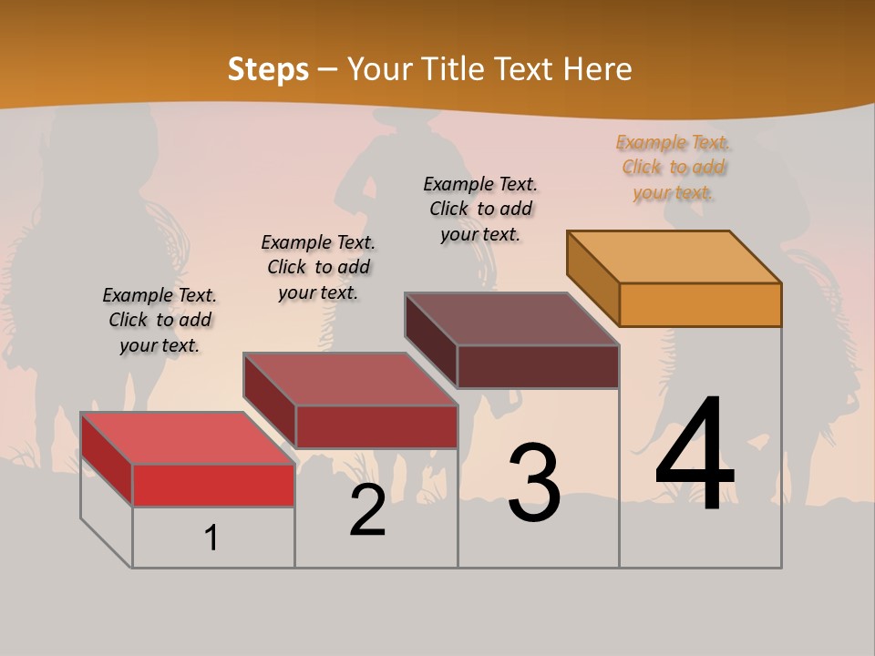 Travel Cowboy Male PowerPoint Template