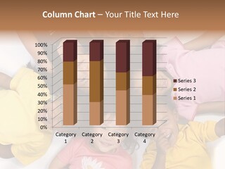 A Group Of Children Laying On Top Of Each Other PowerPoint Template