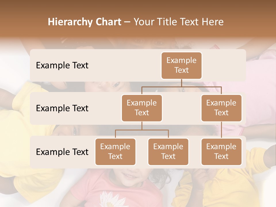 A Group Of Children Laying On Top Of Each Other PowerPoint Template