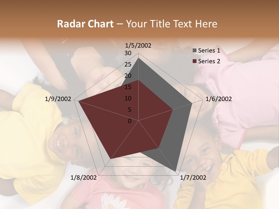 A Group Of Children Laying On Top Of Each Other PowerPoint Template