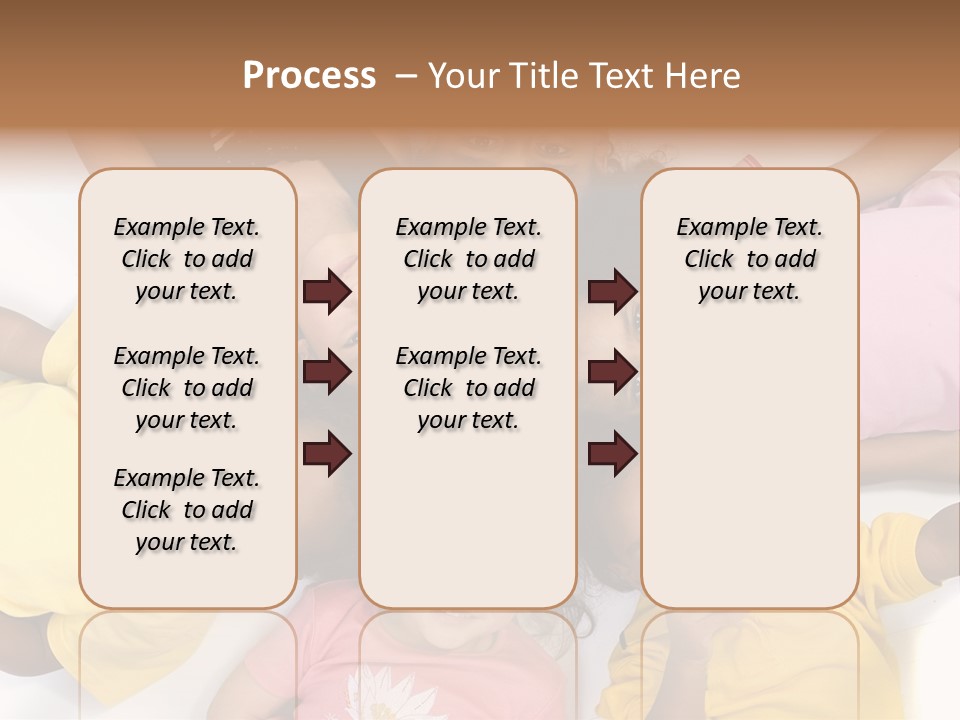 A Group Of Children Laying On Top Of Each Other PowerPoint Template