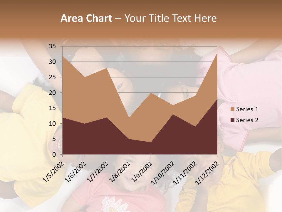 A Group Of Children Laying On Top Of Each Other PowerPoint Template