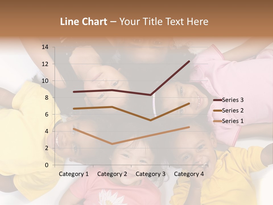 A Group Of Children Laying On Top Of Each Other PowerPoint Template