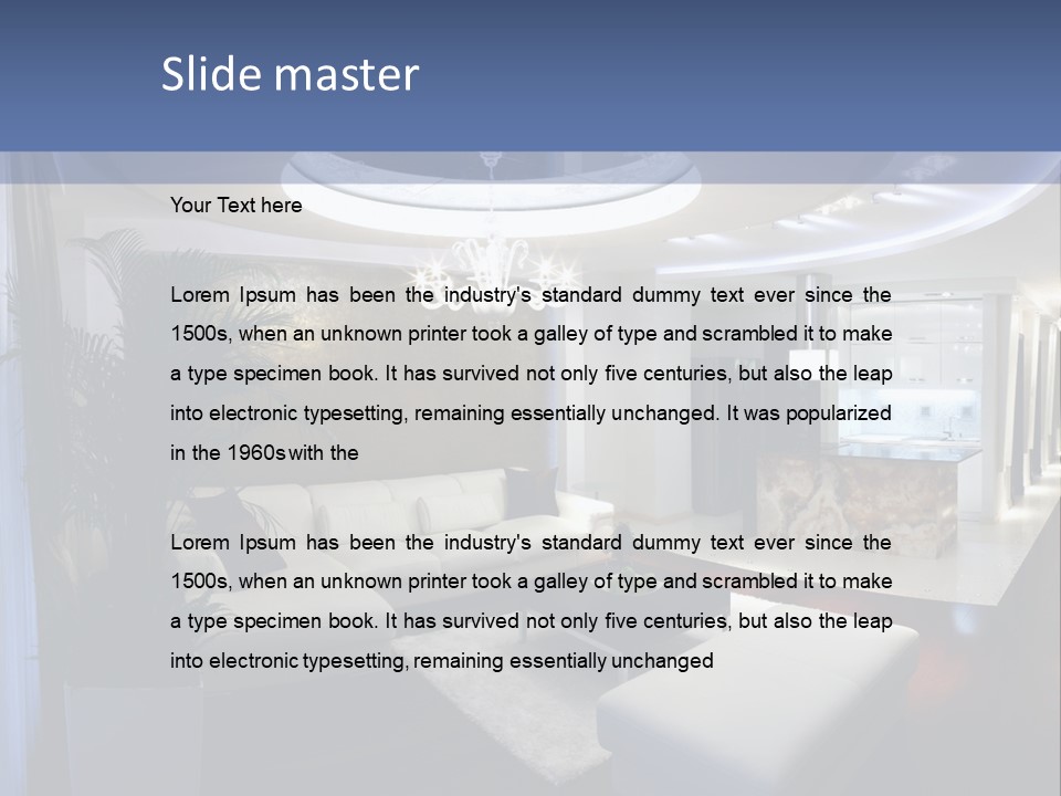 Studio Shot Man Morpho PowerPoint Template