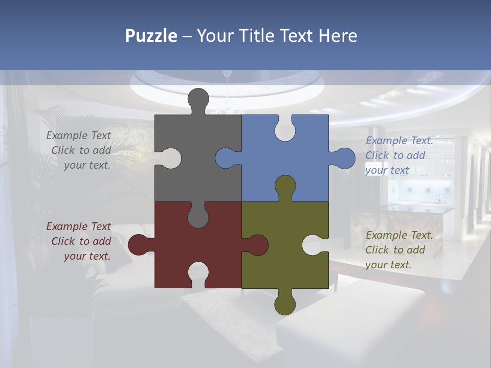 Studio Shot Man Morpho PowerPoint Template