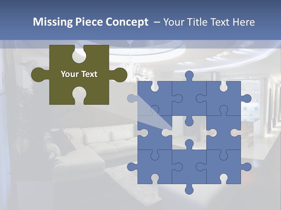 Studio Shot Man Morpho PowerPoint Template