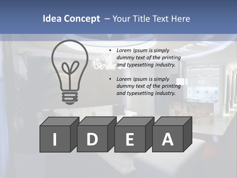 Studio Shot Man Morpho PowerPoint Template