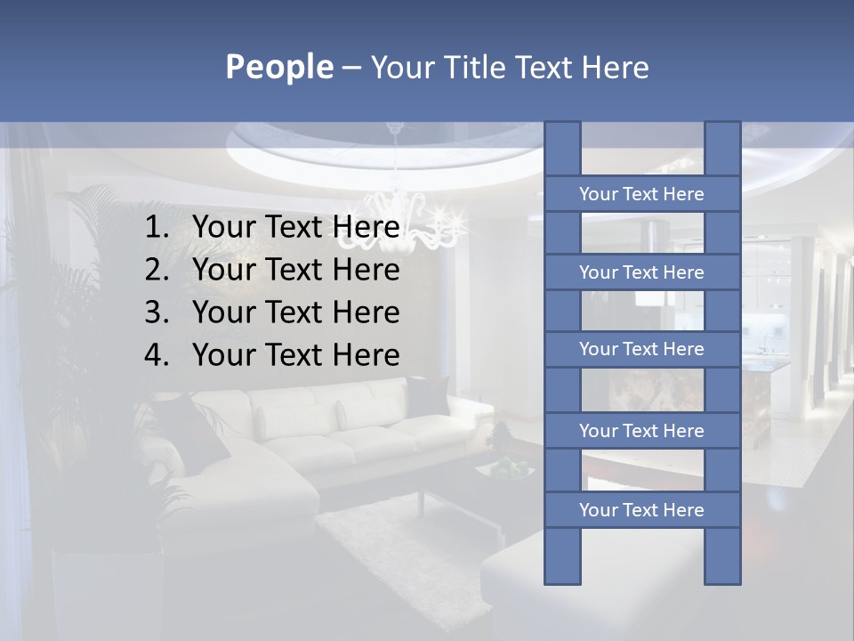 Studio Shot Man Morpho PowerPoint Template