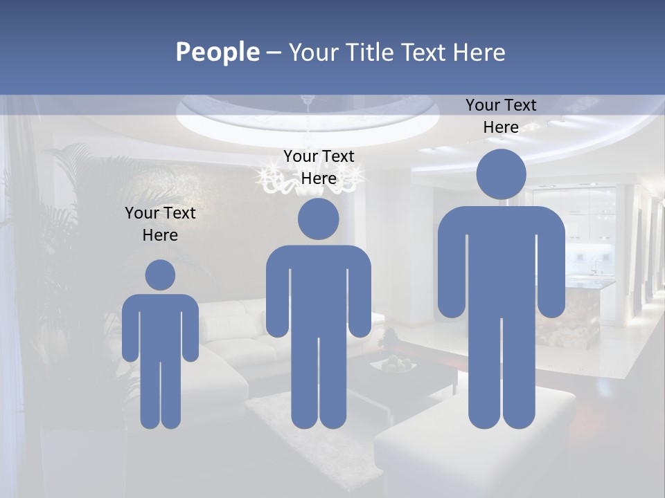 Studio Shot Man Morpho PowerPoint Template