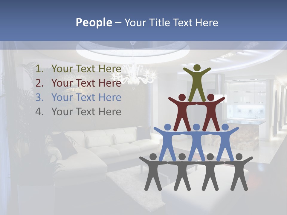 Studio Shot Man Morpho PowerPoint Template