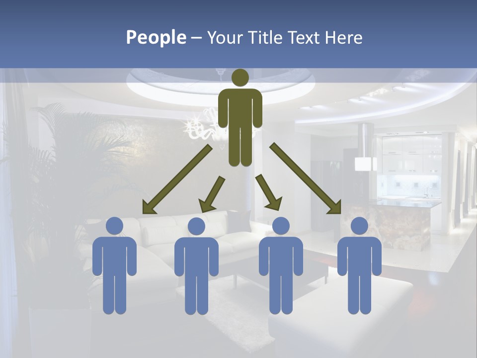 Studio Shot Man Morpho PowerPoint Template