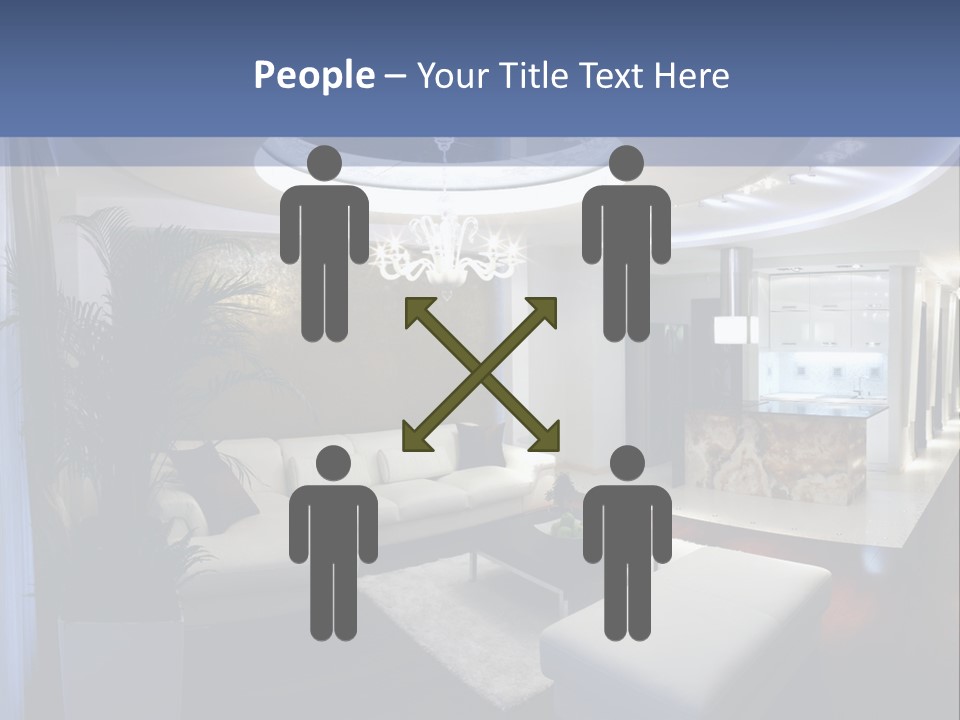 Studio Shot Man Morpho PowerPoint Template