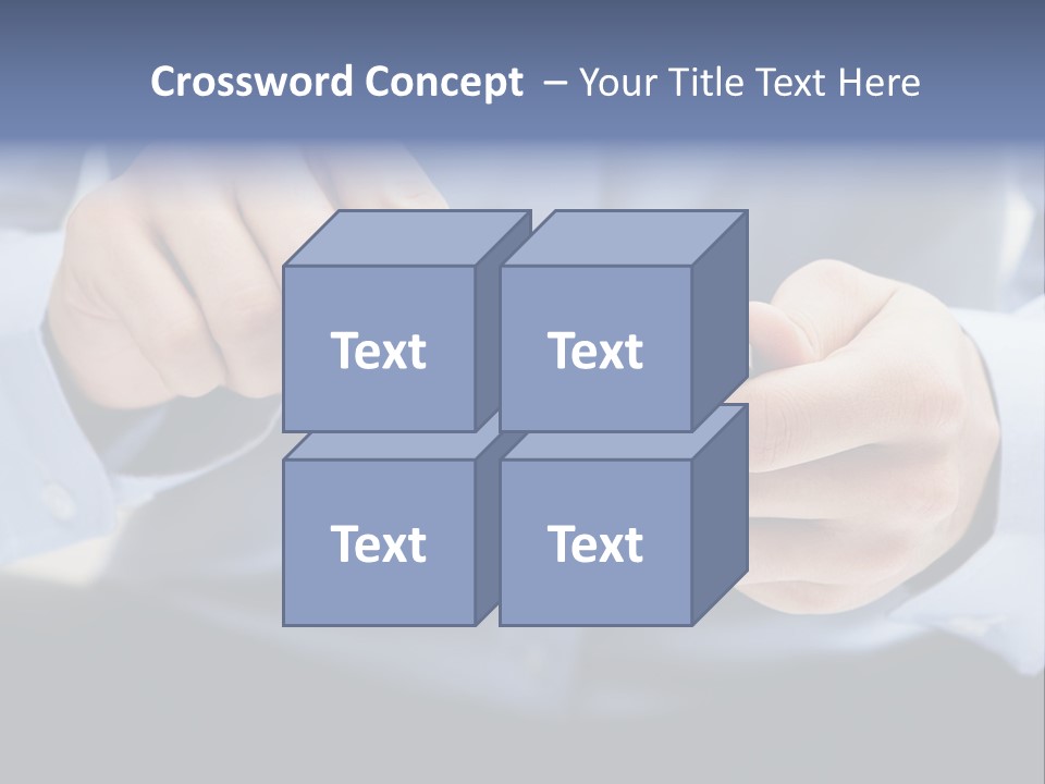 A Man Holding A Cell Phone In His Hand PowerPoint Template