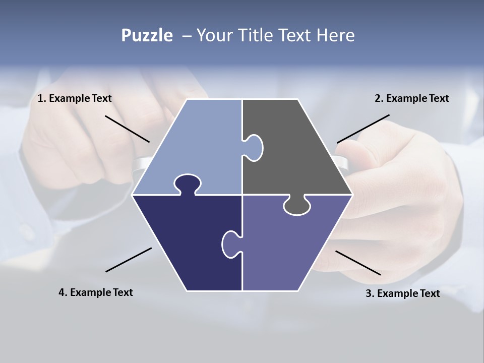 A Man Holding A Cell Phone In His Hand PowerPoint Template