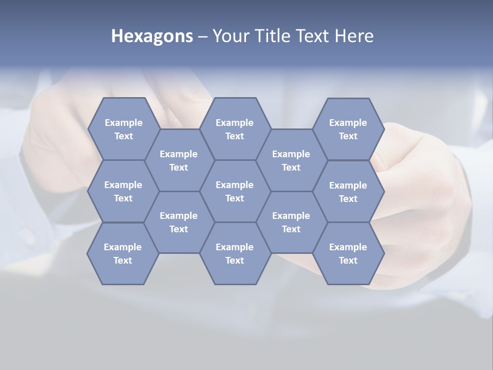 A Man Holding A Cell Phone In His Hand PowerPoint Template