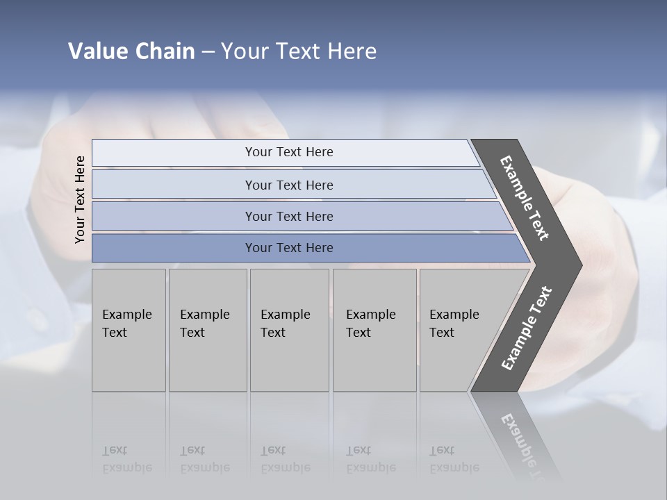 A Man Holding A Cell Phone In His Hand PowerPoint Template