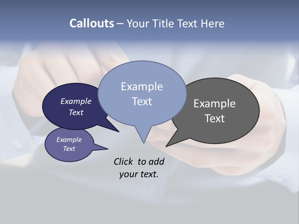 A Man Holding A Cell Phone In His Hand PowerPoint Template