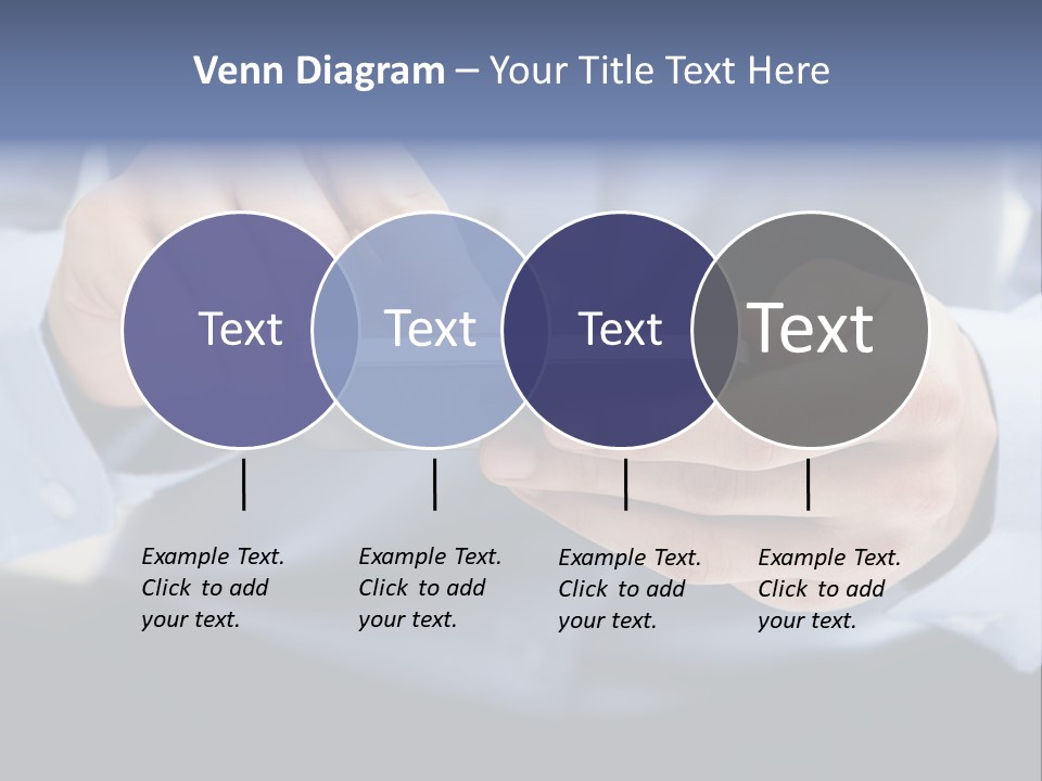 A Man Holding A Cell Phone In His Hand PowerPoint Template