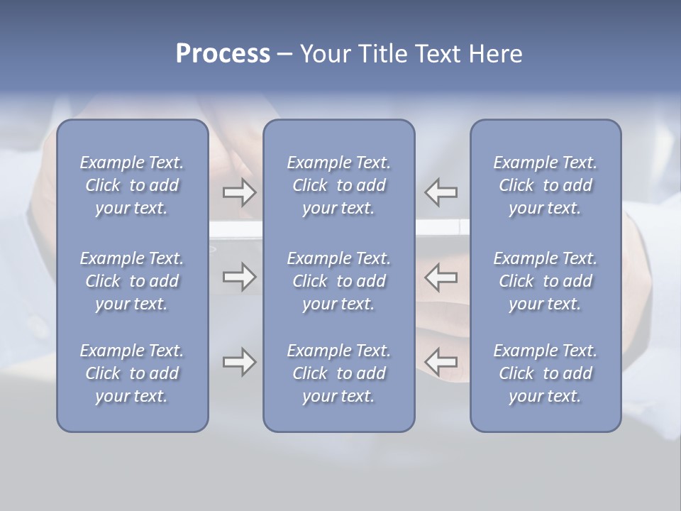A Man Holding A Cell Phone In His Hand PowerPoint Template