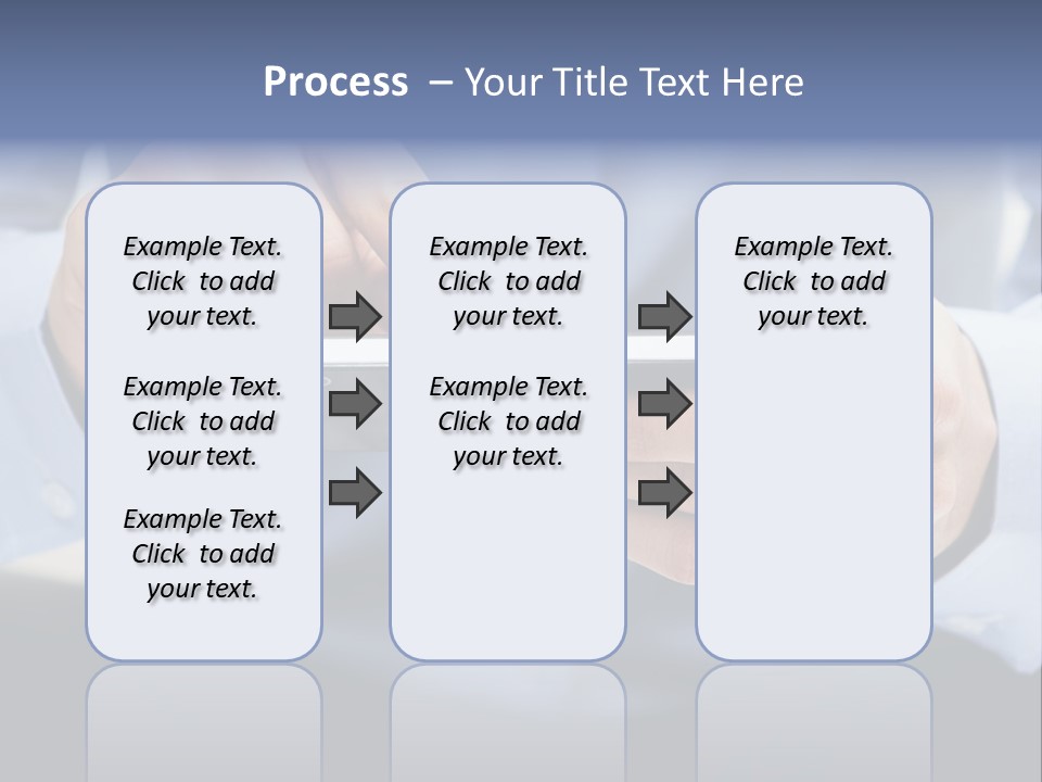 A Man Holding A Cell Phone In His Hand PowerPoint Template