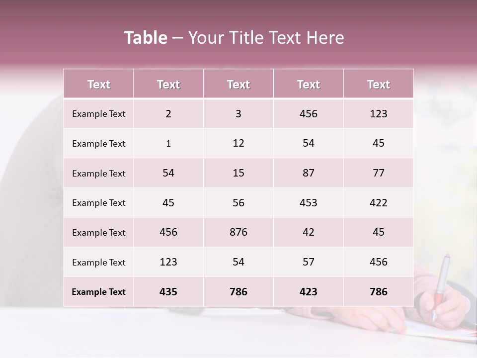 A Woman And A Girl Writing On A Piece Of Paper PowerPoint Template