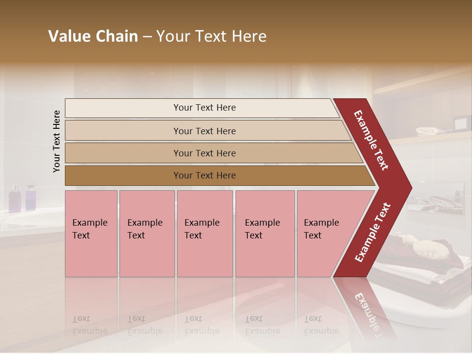 A Bath Room With A Toilet A Sink And A Bath Tub PowerPoint Template