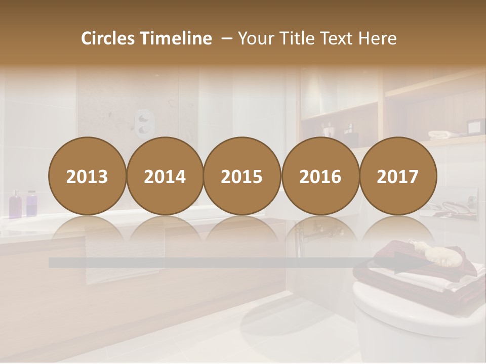 A Bath Room With A Toilet A Sink And A Bath Tub PowerPoint Template