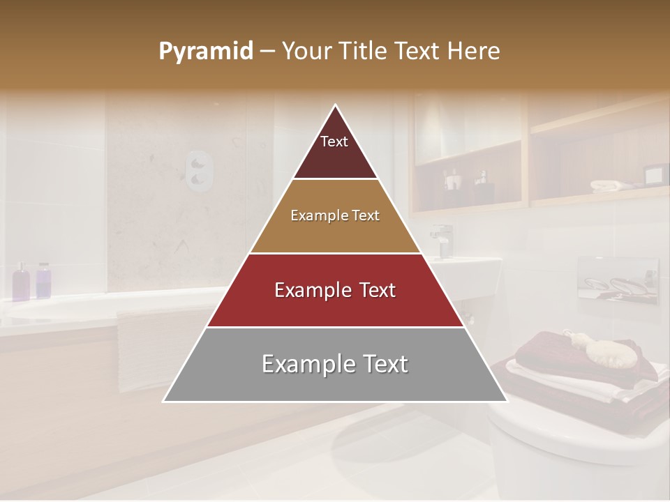 A Bath Room With A Toilet A Sink And A Bath Tub PowerPoint Template