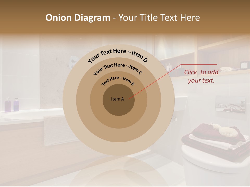 A Bath Room With A Toilet A Sink And A Bath Tub PowerPoint Template