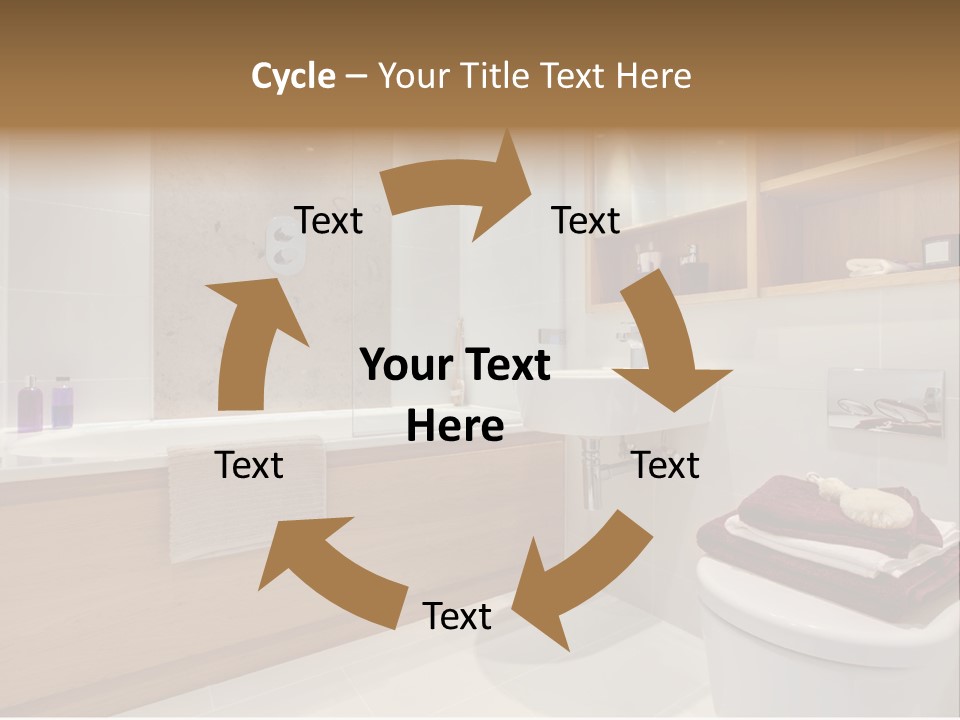A Bath Room With A Toilet A Sink And A Bath Tub PowerPoint Template