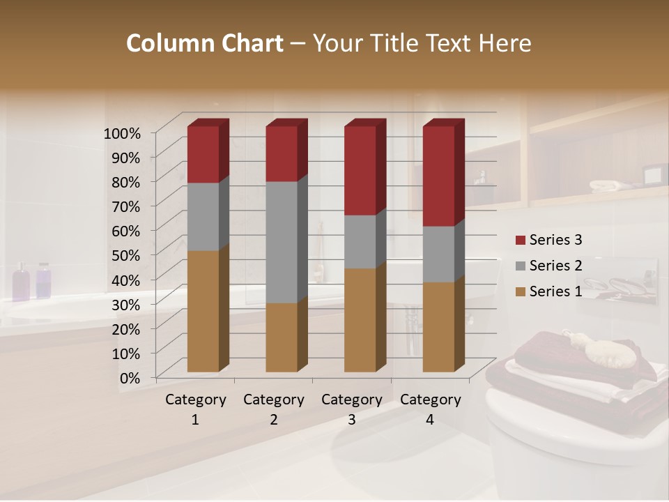 A Bath Room With A Toilet A Sink And A Bath Tub PowerPoint Template