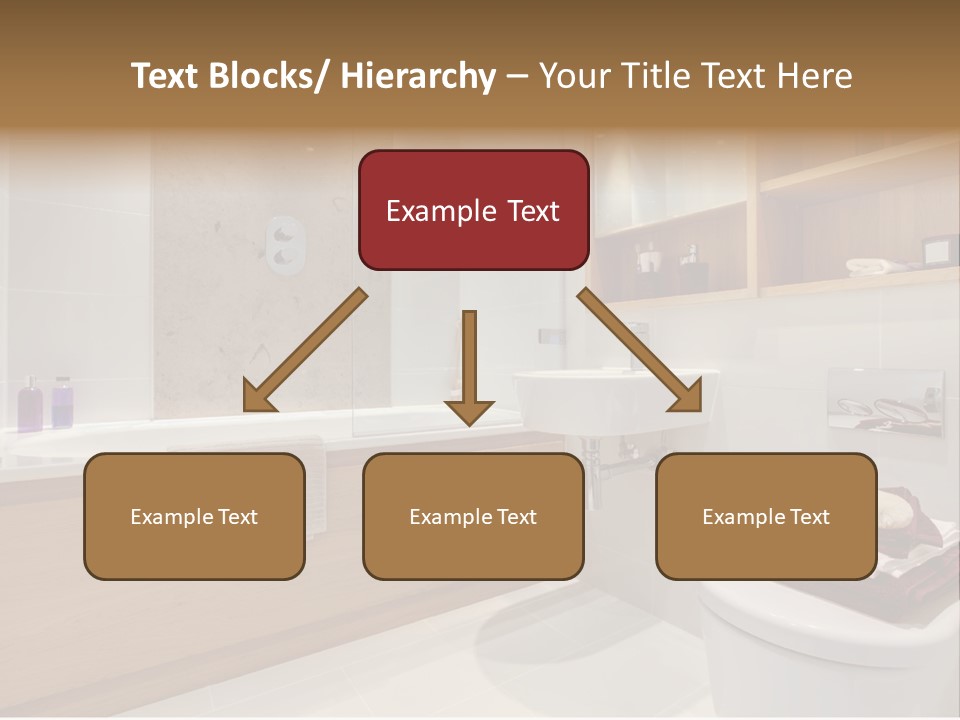 A Bath Room With A Toilet A Sink And A Bath Tub PowerPoint Template