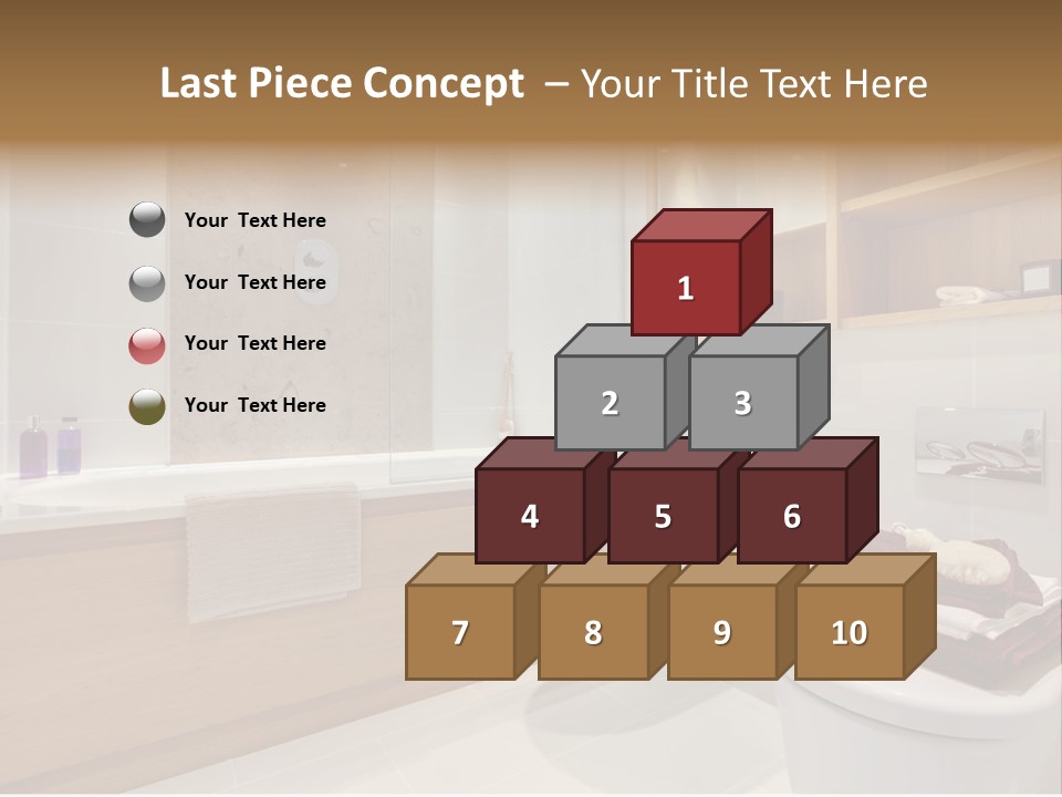 A Bath Room With A Toilet A Sink And A Bath Tub PowerPoint Template