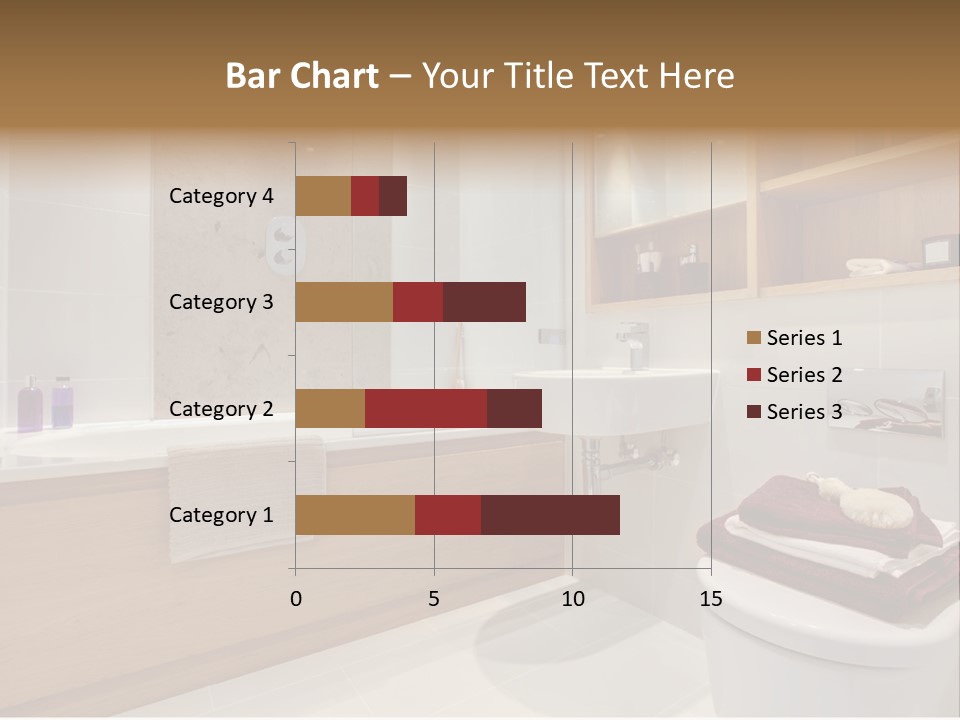 A Bath Room With A Toilet A Sink And A Bath Tub PowerPoint Template