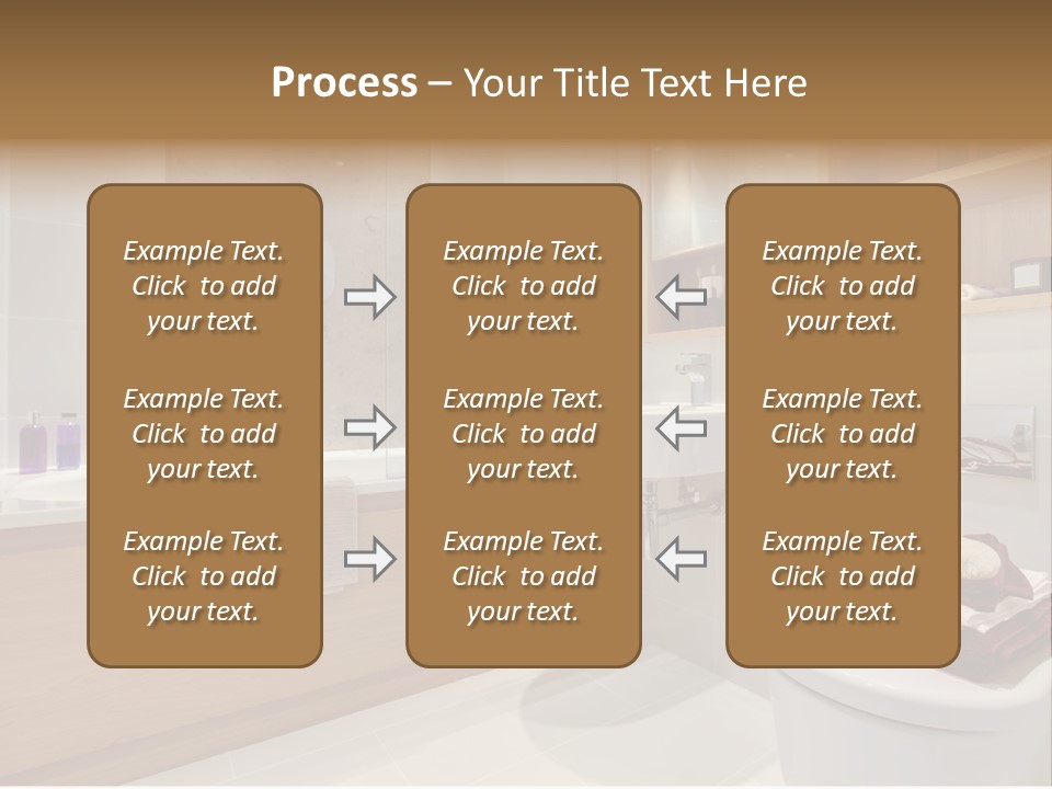 A Bath Room With A Toilet A Sink And A Bath Tub PowerPoint Template