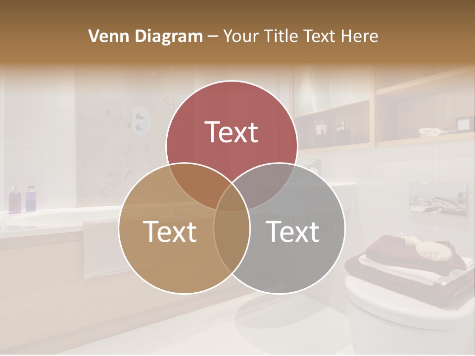 A Bath Room With A Toilet A Sink And A Bath Tub PowerPoint Template