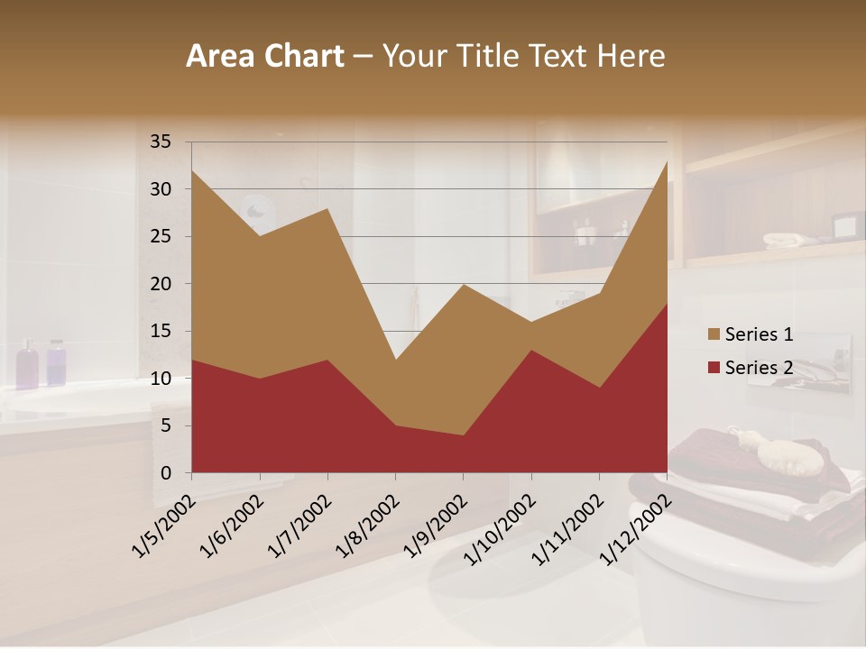 A Bath Room With A Toilet A Sink And A Bath Tub PowerPoint Template