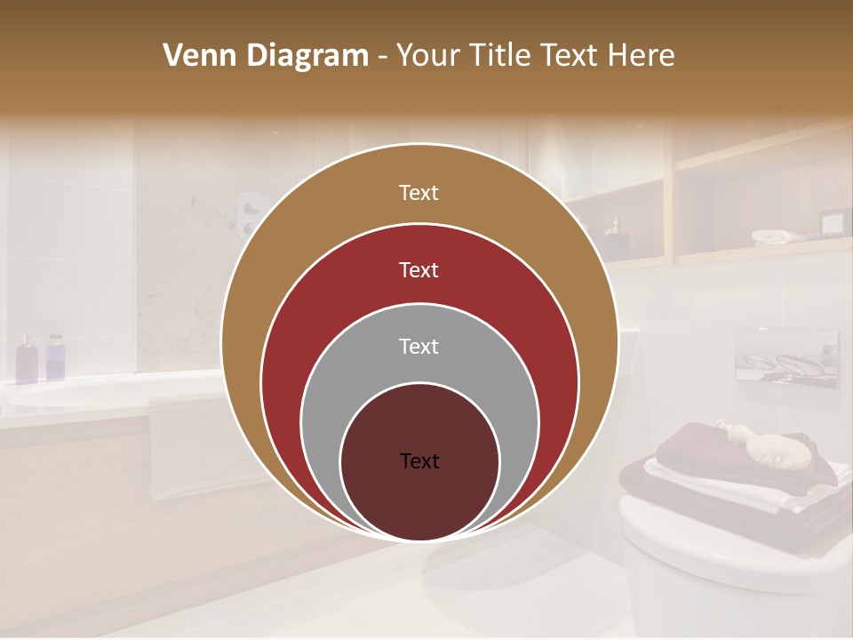 A Bath Room With A Toilet A Sink And A Bath Tub PowerPoint Template