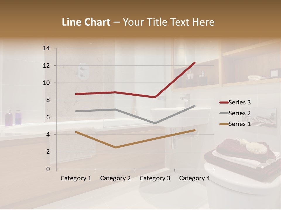 A Bath Room With A Toilet A Sink And A Bath Tub PowerPoint Template