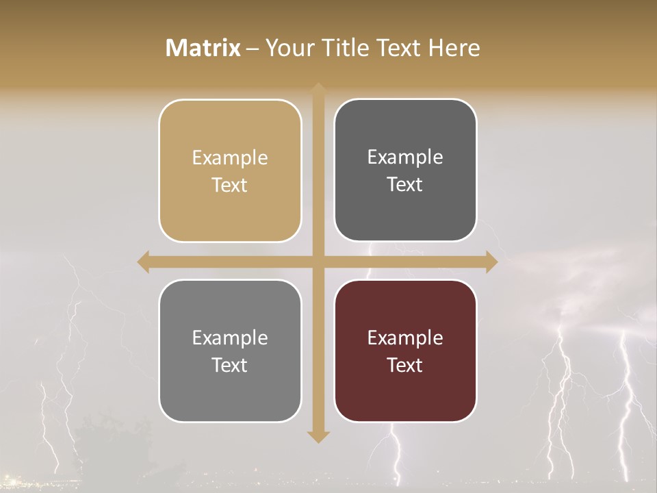 Disorganized Floor Chair PowerPoint Template