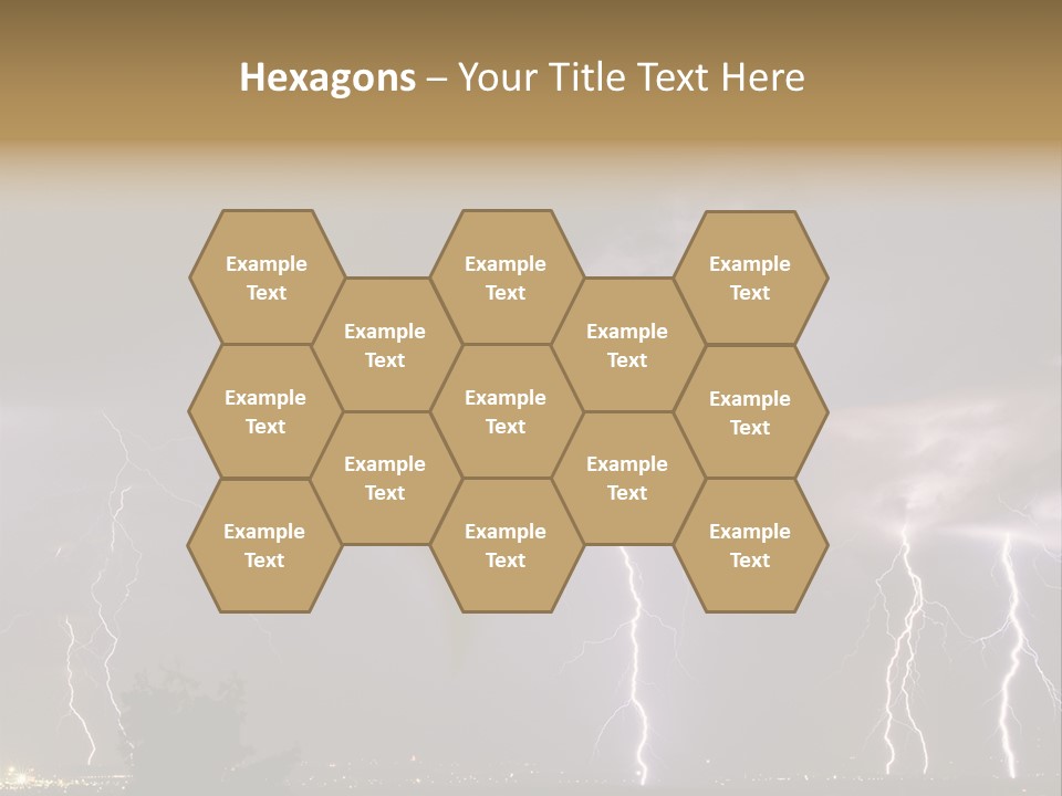 Disorganized Floor Chair PowerPoint Template
