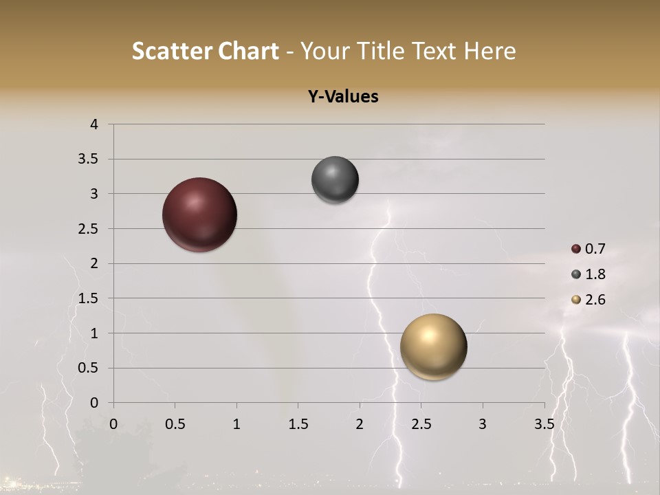 Disorganized Floor Chair PowerPoint Template
