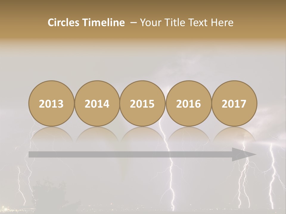 Disorganized Floor Chair PowerPoint Template