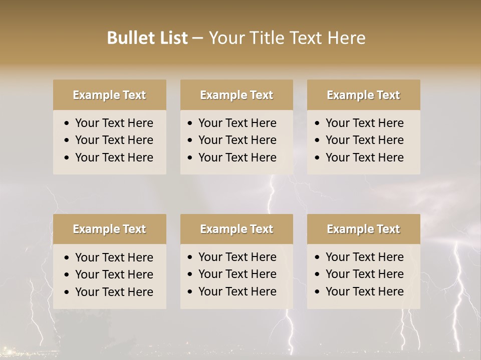 Disorganized Floor Chair PowerPoint Template