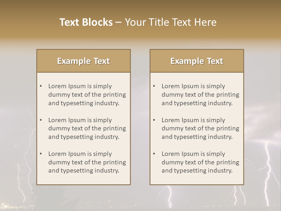 Disorganized Floor Chair PowerPoint Template
